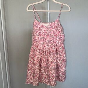Macys pink floral dress women’s/juniors size XL